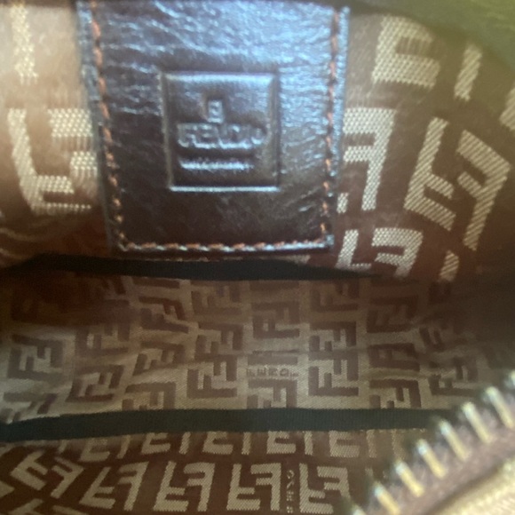 ** SOLD ** Fendi Zucchino Mini Baguette - Picture 6 of 10